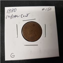 1880 Indian Head  Cent