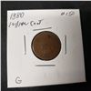 Image 1 : 1880 Indian Head  Cent
