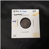 Image 1 : 1840 Liberty Seated Half Dime-Drapery VF+