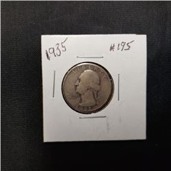 1935 Washington Quarter Grade: VG