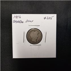 1916 Barber Dime