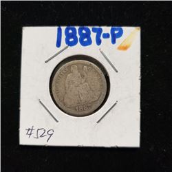 1887 Seated Liberty Dime