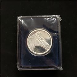 Horse Head  1 Oz .999 Silver