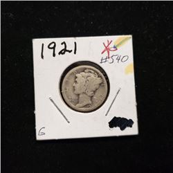 1921 Mercury Dime