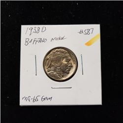 1938 D Buffalo Nickel