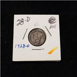 1928-D Mercury Dime