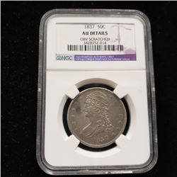 1837 Bust Head Half Dollar