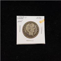 1908-D Barber Head Half