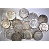 Image 1 : 20-MIXED 90% SILVER HALF DOLLARS