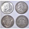 Image 2 : 20-MIXED 90% SILVER HALF DOLLARS