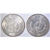 Image 2 : 1884-O & 85 CH BU MORGAN DOLLARS