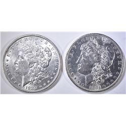 1884 & 1884-O BU MORGAN DOLLARS