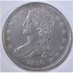 1836 REEDED EDGE BUST HALF DOLLAR AU