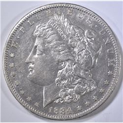 1884-S MORGAN DOLLAR CH AU