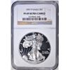 Image 1 : 1997 AMERICAN SILVER EAGLE, NGC PF-69 ULTRA CAMEO