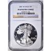 Image 1 : 2001-W AMERICAN SILVER EAGLE NGC PF-69 ULTRA CAMEO
