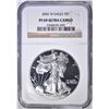Image 1 : 2002-W AMERICAN SILVER EAGLE NGC PF-69 ULTRA CAMEO