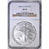 Image 1 : 2006-W AMERICAN SILVER EAGLE, NGC MS-69