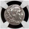 Image 1 : MACEDONIAN KINGDOM: Alexander III, the Great, 336-323 BC, AR drachm, ND. NGC F