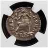 Image 2 : ROMAN EMPIRE: Valens, 364-378 AD, AR siliqua (1.92g), ND (368-75 AD). NGC EF