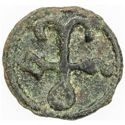 BYZANTINE EMPIRE: Constantine VII & Romanos I, 920-944, AE follis (3.36g), Cherson. F-VF