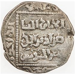 AYYUBID: al-Nasir Yusuf I (Saladin), 1169-1193, AR dirham, Dimashq, AHxx7. VF