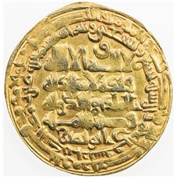 BUWAYHID: Baha' al-Dawla, 989-1012, AV dinar (4.38g), Suq al-Ahwaz, AH399, VF-EF
