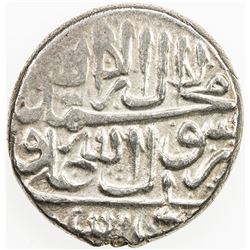 AFSHARID: Ibrahim, 1748, AR rupi (11.67g), Mashhad, AH1161. EF