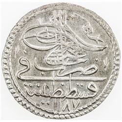 TURKEY: Abdul Hamid I, 1774-1789, BI 5 para, AH 1187 year 14. AU