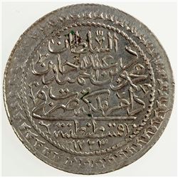TURKEY: Mahmud II, 1808-1839, AR 30 para, AH1223 year 19. UNC