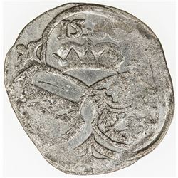 AUSTRIA: CARNIOLA (Krain): Ferdinand I, 1519-1564, AR 1/2 kreuzer, 1530. VF