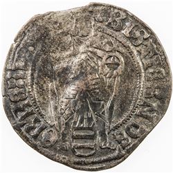 DENMARK: Christian II, 1513-1523, AR skilling, Malmo mint, ND. F