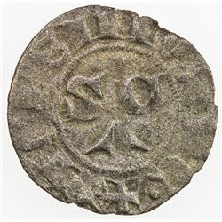ITALIAN STATES: PAPAL STATES: John XXII, 1316-1334, BI picciolo (0.48g), Macerata, ND. VF