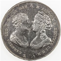 ITALIAN STATES: TUSCANY: Carlo Ludovico & Maria Aloysia, 1803-1807, AR francescone (10 lire), 1807.