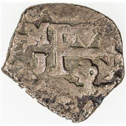 MEXICO: Felipe V, 1700-1746, AR 1/2 real (1.36g), DM (1706-1724)-Mo. VF