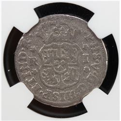 MEXICO: Felipe V, 1700-1746, AR real, 1746-Mo. PCGS G-VG