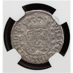 MEXICO: Felipe V, 1700-1746, AR real, 1747-Mo. PCGS G-VG