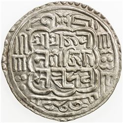 NEPAL: BHATGAON: Ranajit Malla, 1722-1769, AR mohar, NS842 (1722). EF