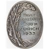 Image 2 : SWISS CANTONS: ZURICH: AR medal (15.19g), 1933. VF-EF