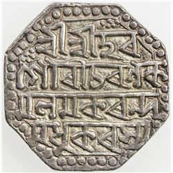 ASSAM: Gaurinatha Simha, 1780-1795, AR rupee (11.19g), SE1708 (1786), year 7. EF