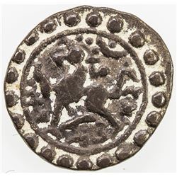 TRIPURA: Govinda Manikya, 1660, 1667-1676, AR 1/4 rupee (2.63g), SE1508. F