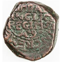 BOMBAY PRESIDENCY: AE copperoon (13.42g), Bombay, ND (1674). F-VF