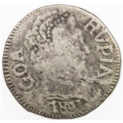 PORTUGUESE INDIA: GOA: Joao VI, Regent, 1799-1816, AR rupia (10.73g), 1801. F