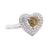 Image 1 : 1.55 ctw Diamond Ring - Platinum