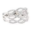 Image 1 : 0.70 ctw Diamond Ring - 18KT White Gold