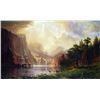 Image 1 : Between the Sierra Nevada Mountains by Albert Bierstadt
