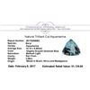 Image 2 : 2.96 ct.Natural Trilliant Cut Aquamarine