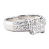 Image 1 : 0.96 ctw Diamond Ring - 14KT White Gold