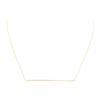 Image 2 : Bar Necklace - 14KT Yellow Gold
