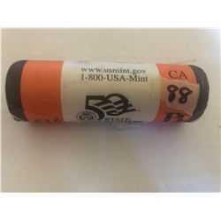 10 Dollar Bank Special Mint Roll State Quarters CALIFORNIA D